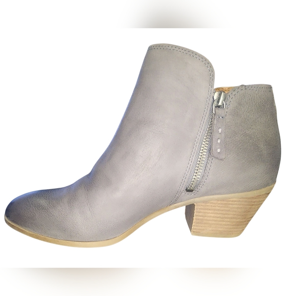 Frye Ankle Boots Judith Double Zip, Gray, Womens 9M​ - Picture 5 of 9